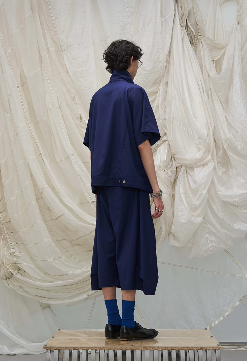 Drape Cropped Trouser