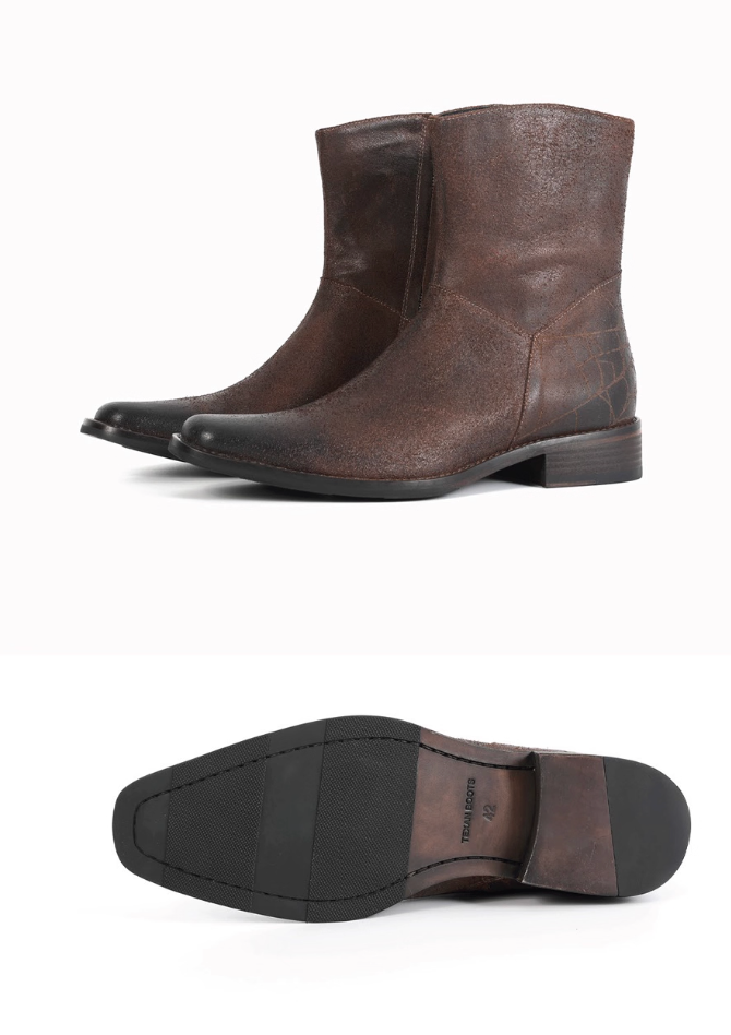 'TEXAN BOOTS' leather Chelsea boots