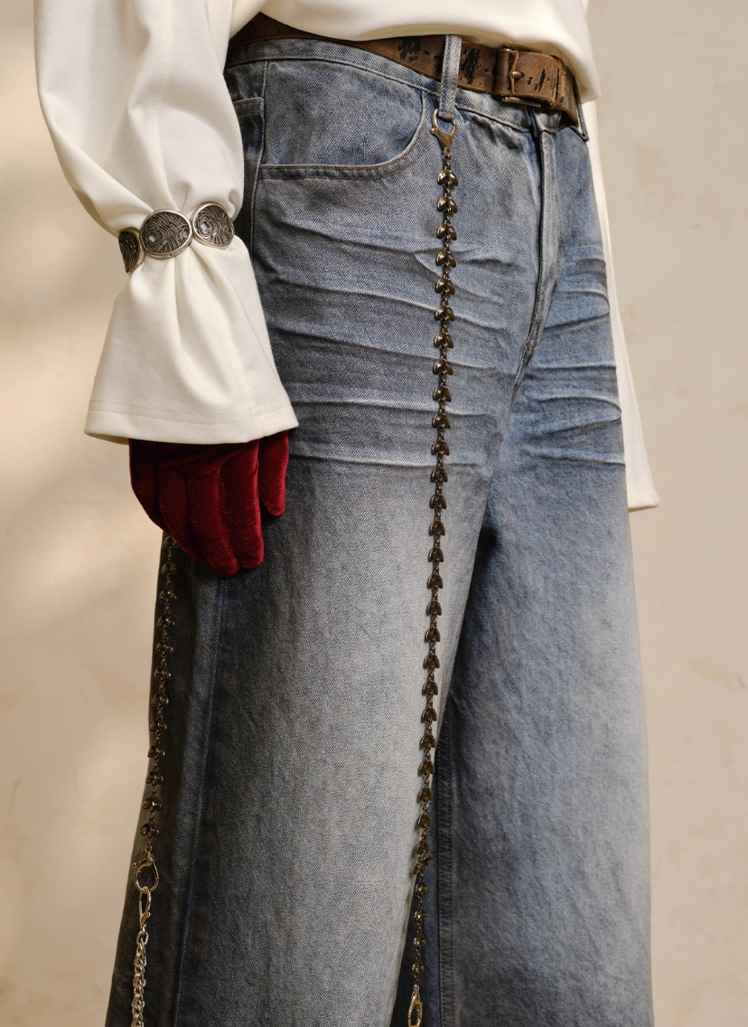 Distressed Leather Belt