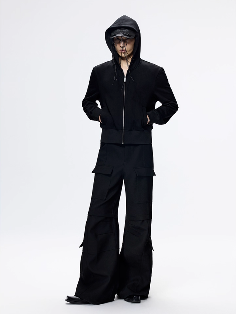 Multi Pocket Texture Cargo Pants