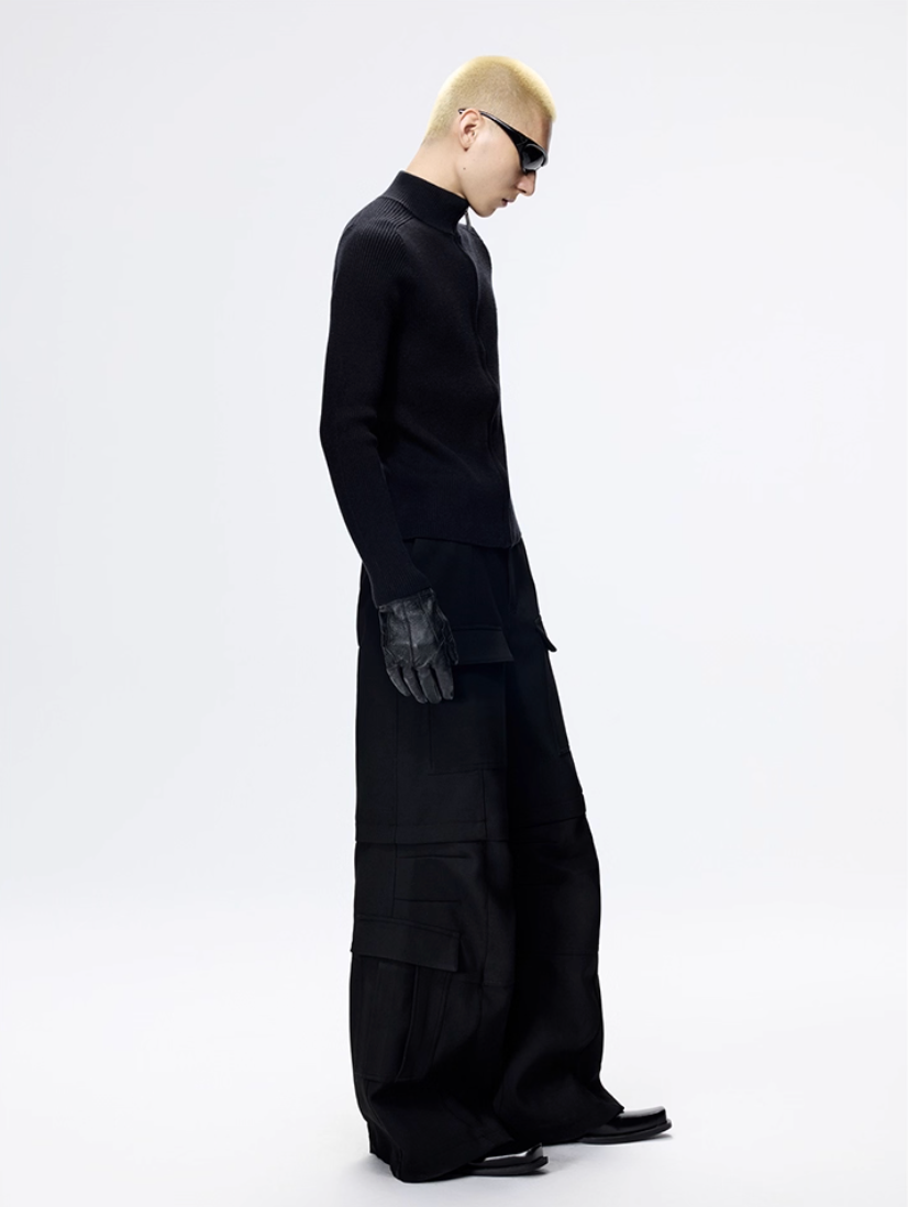 Multi Pocket Texture Cargo Pants