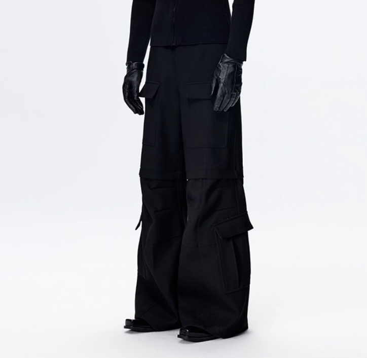 Multi Pocket Texture Cargo Pants