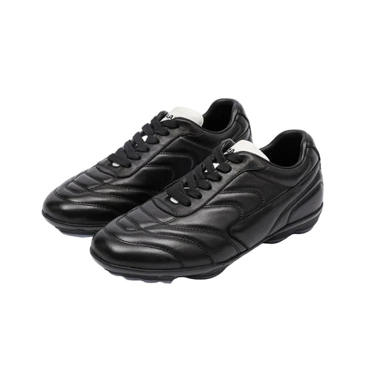 Soft Sheepskin Racing Lace-Up Shoes