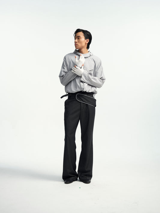 Locus Strap Panel Bootcut Trousers