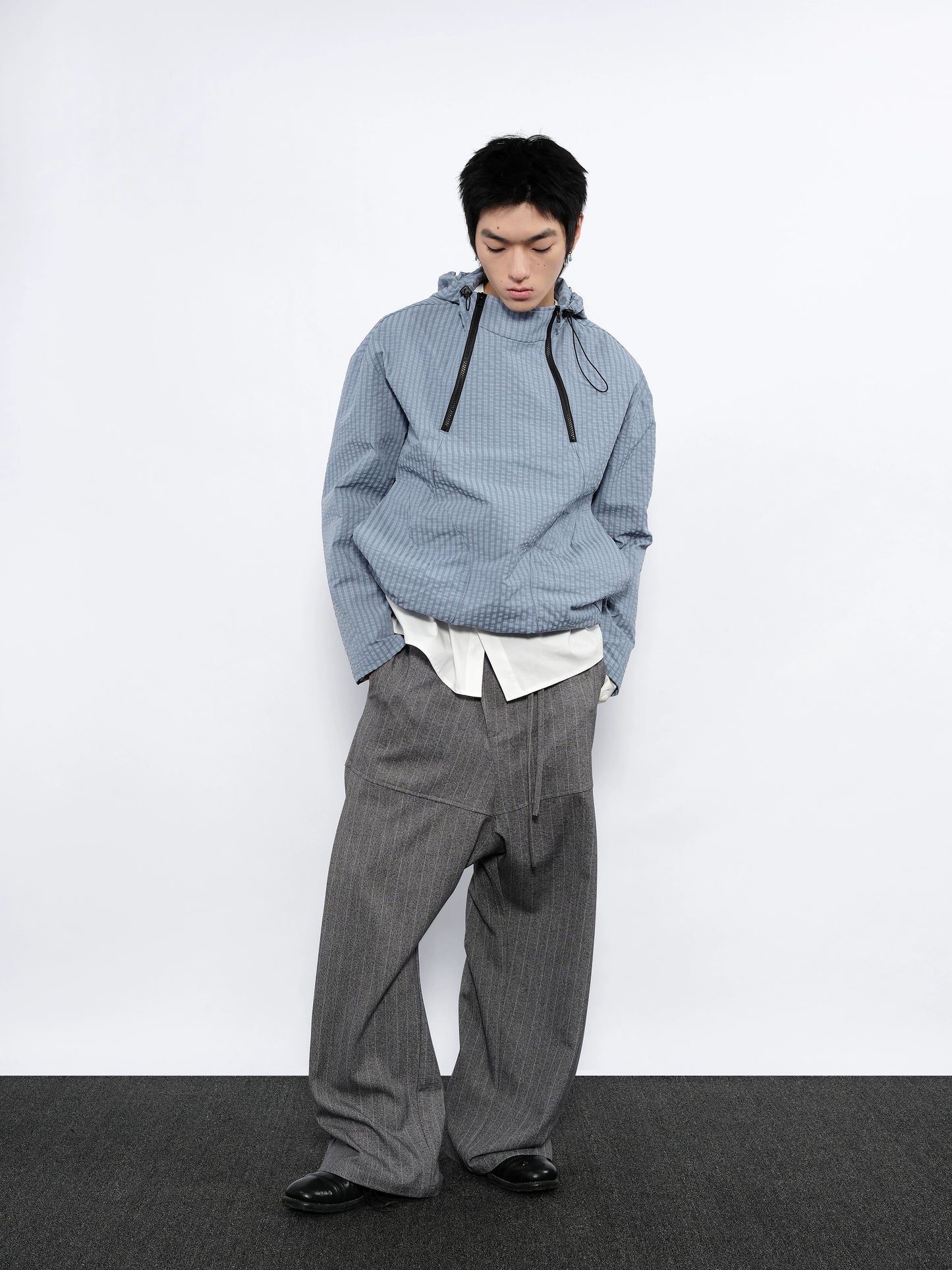 Double Zip Pullover Jacket