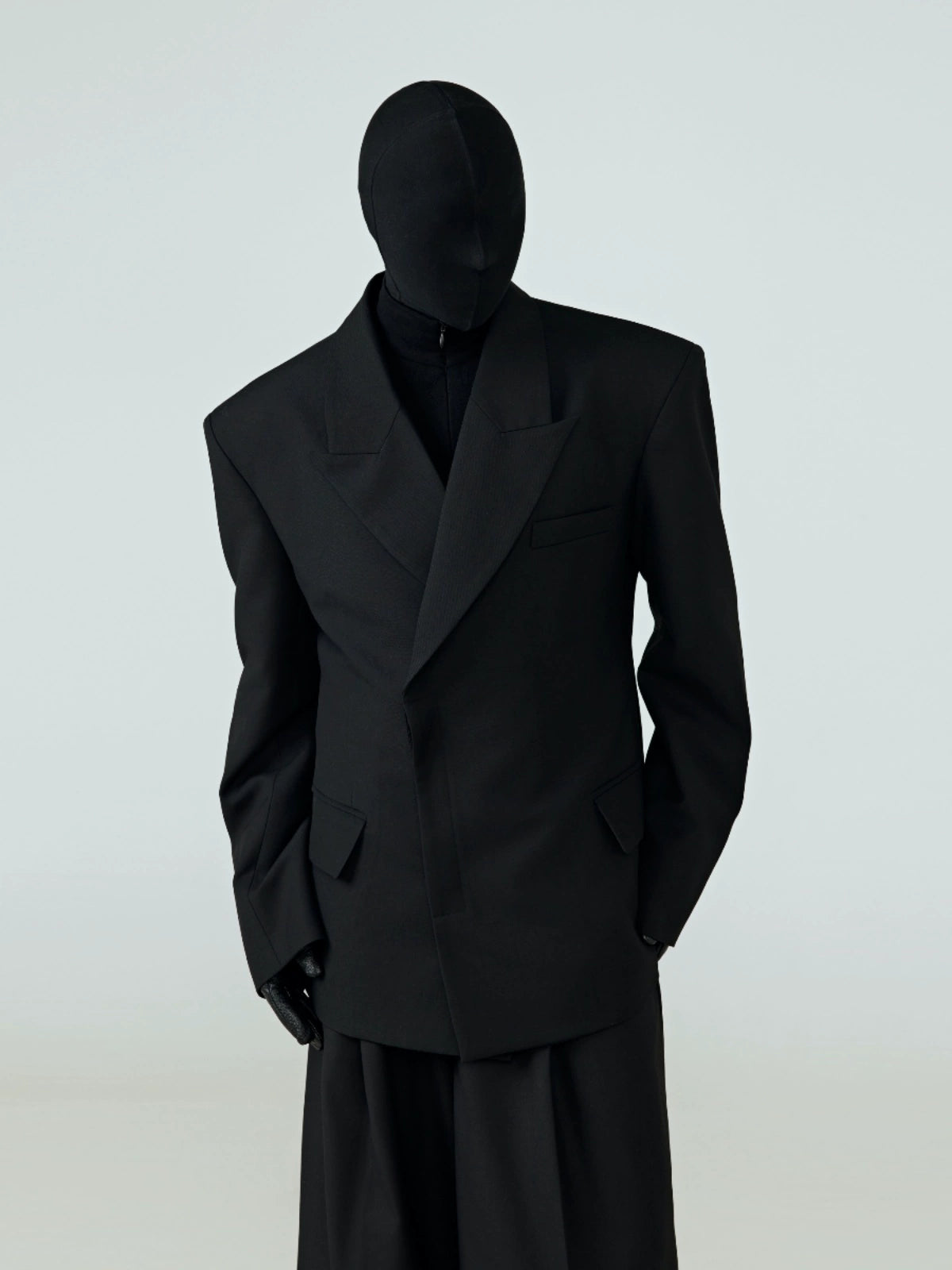 Waist Suit Drape Jacket