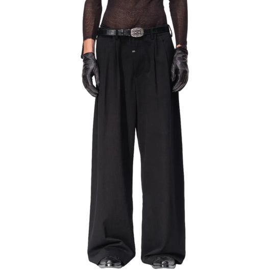 Midnight Wide-Leg Casual Pants
