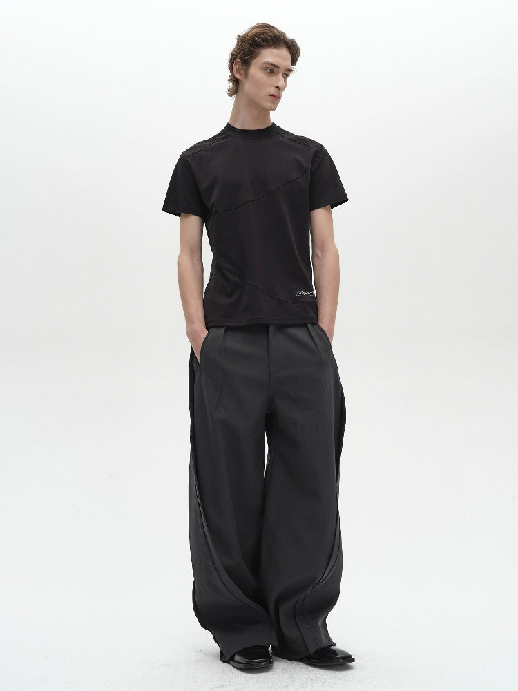 Solid Panel Banana Trouser
