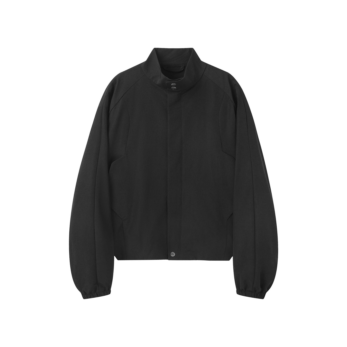 Tailored zip short jacket