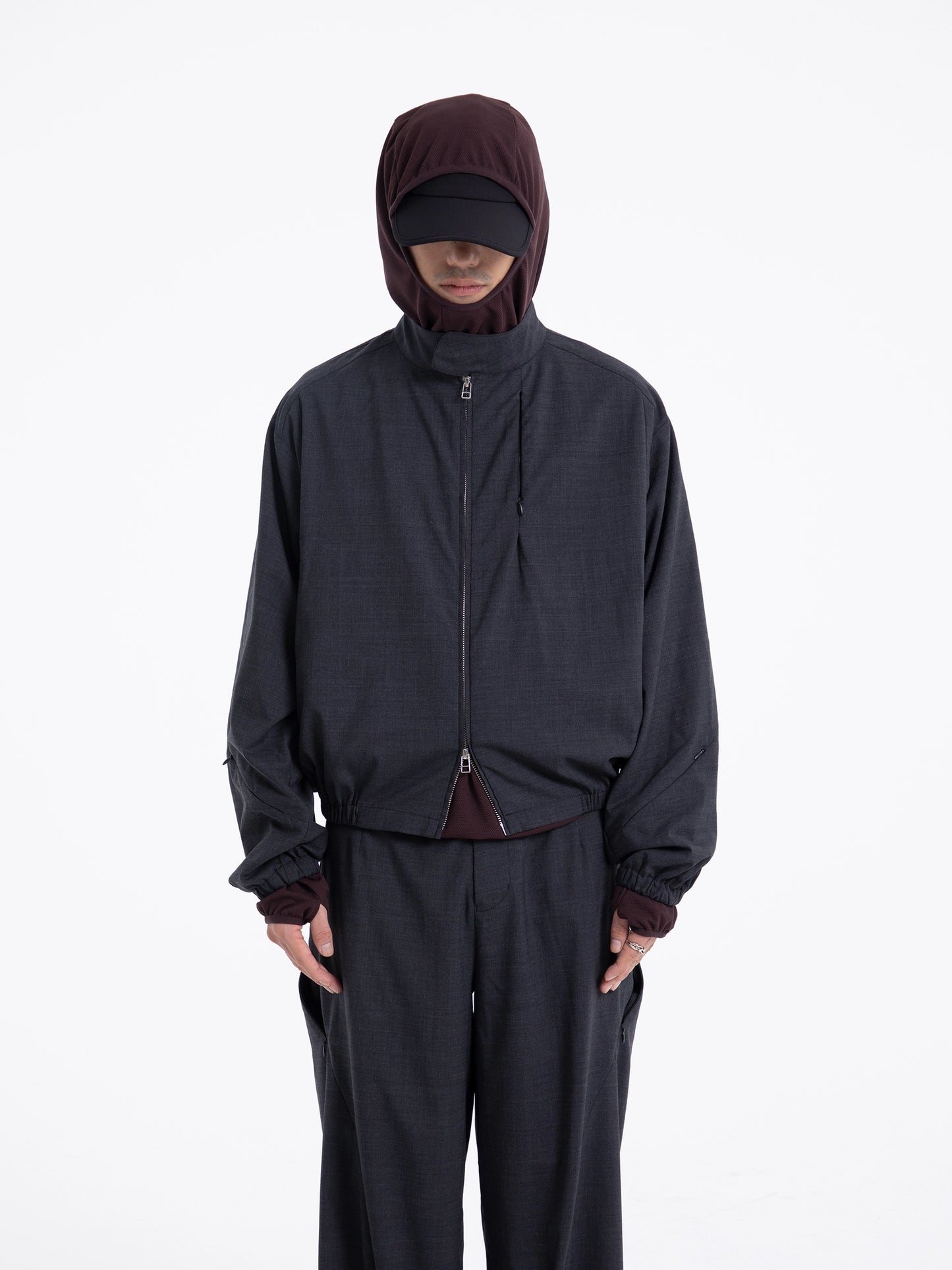 Deconstruct Wool-blend Jacket