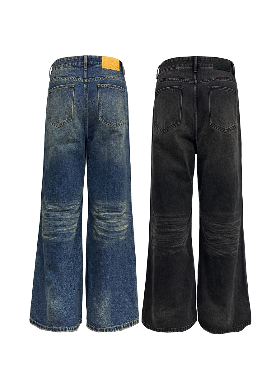 Messy Washed 14oz Jeans