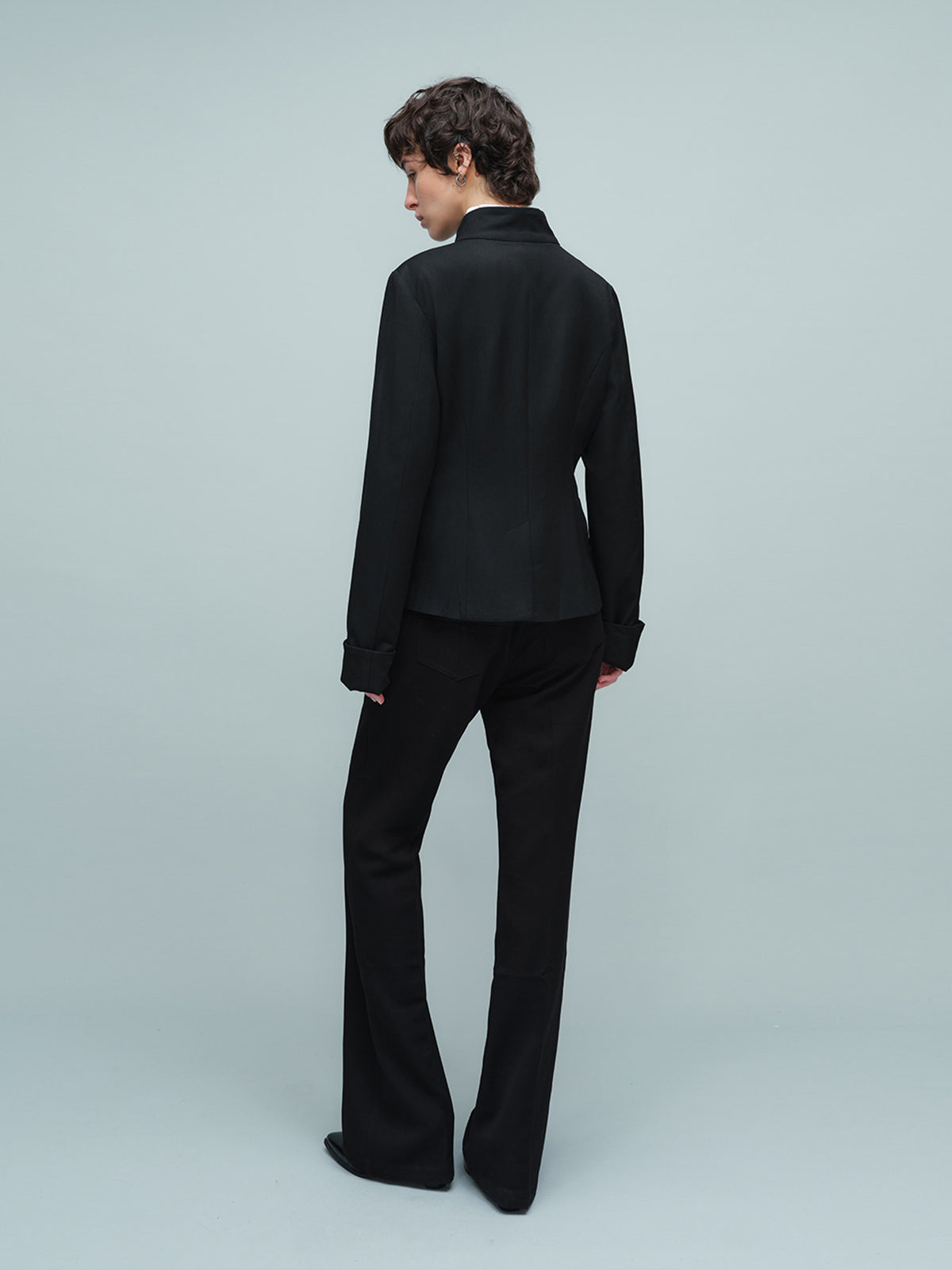 Double-breasted fit suit jacket