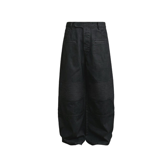 Coated Waxed Motorcycle Pants