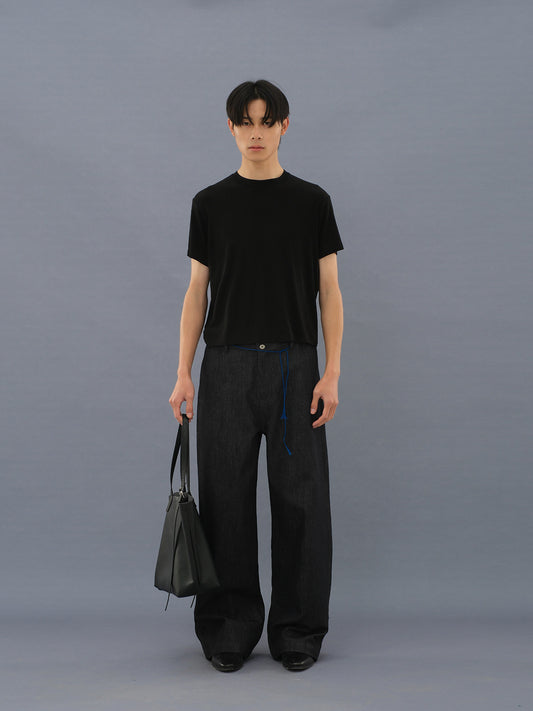 Straight cow trousers