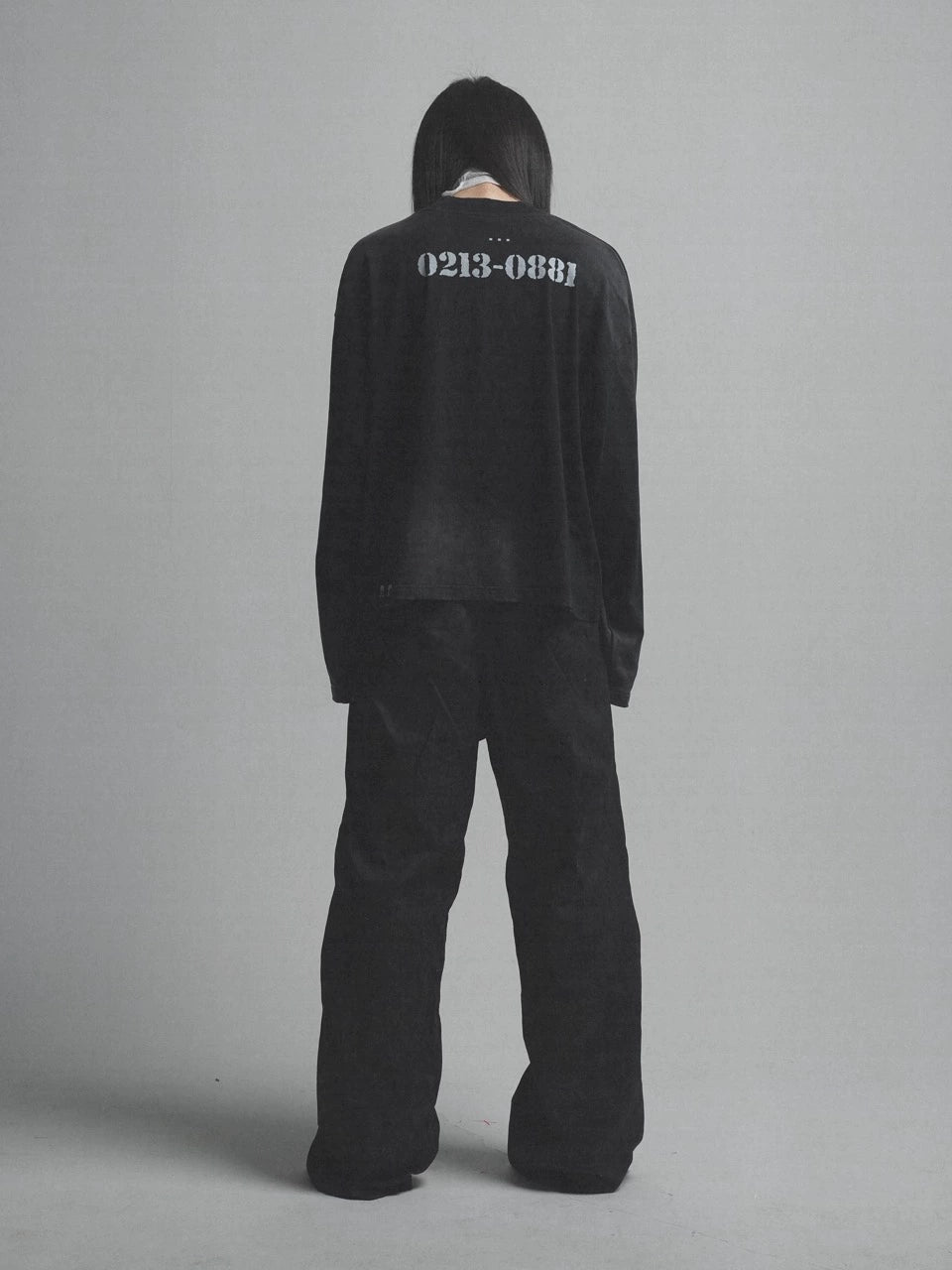 emotional prisoner print heavyweight long-sleeve T-shirt