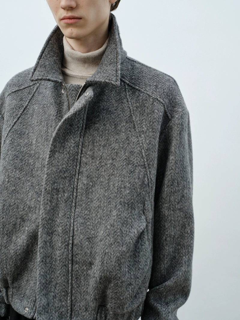 Dropped Shoulder Twill Jacket