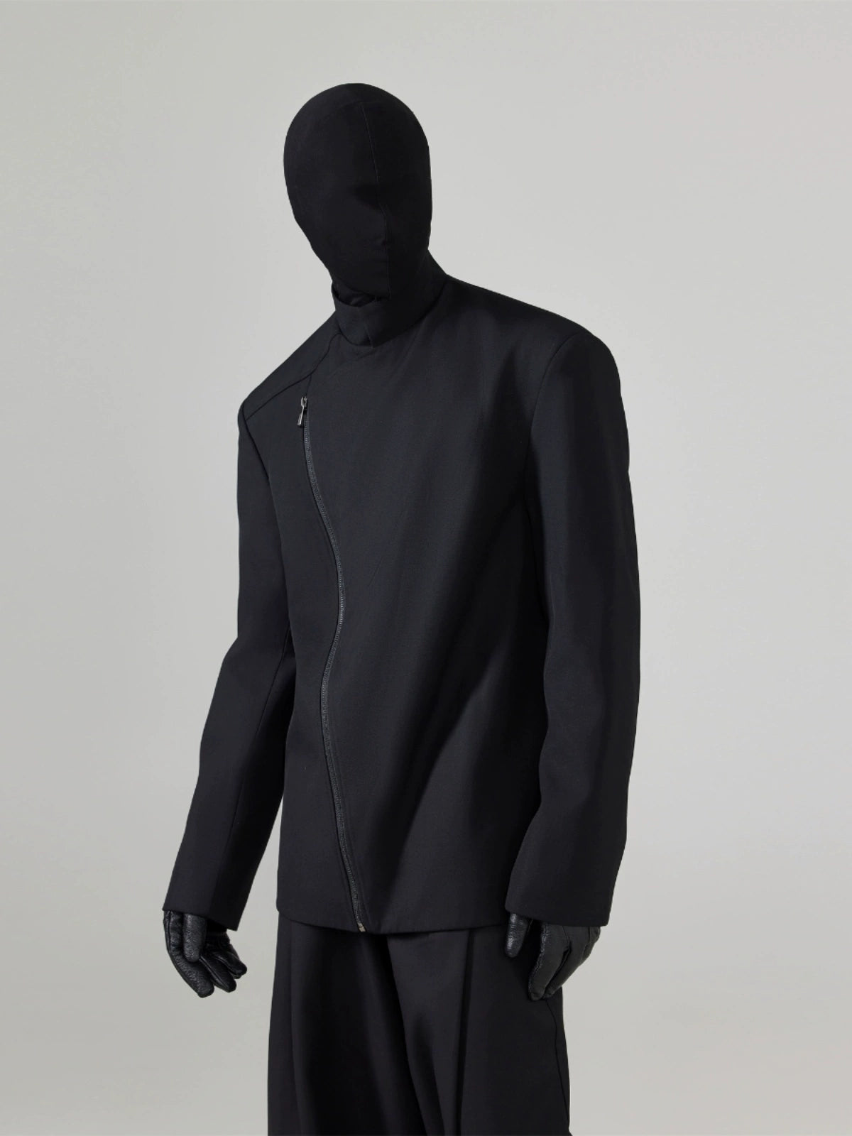 Villain Black Loose Suit Jacket