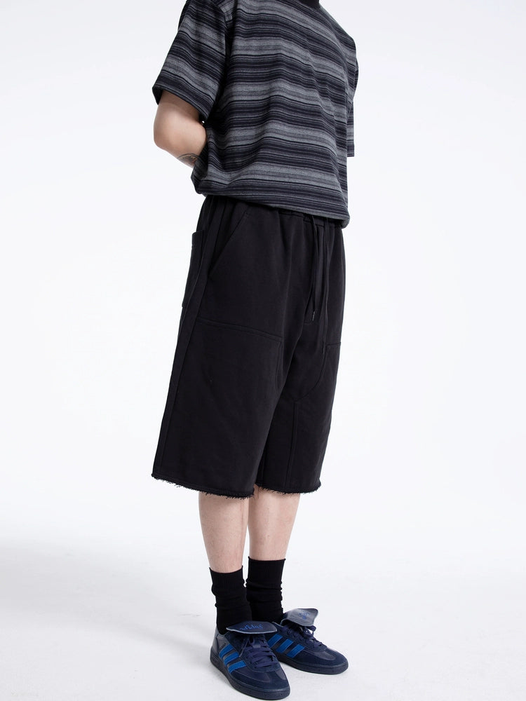 Terry Cotton drawstring Shorts