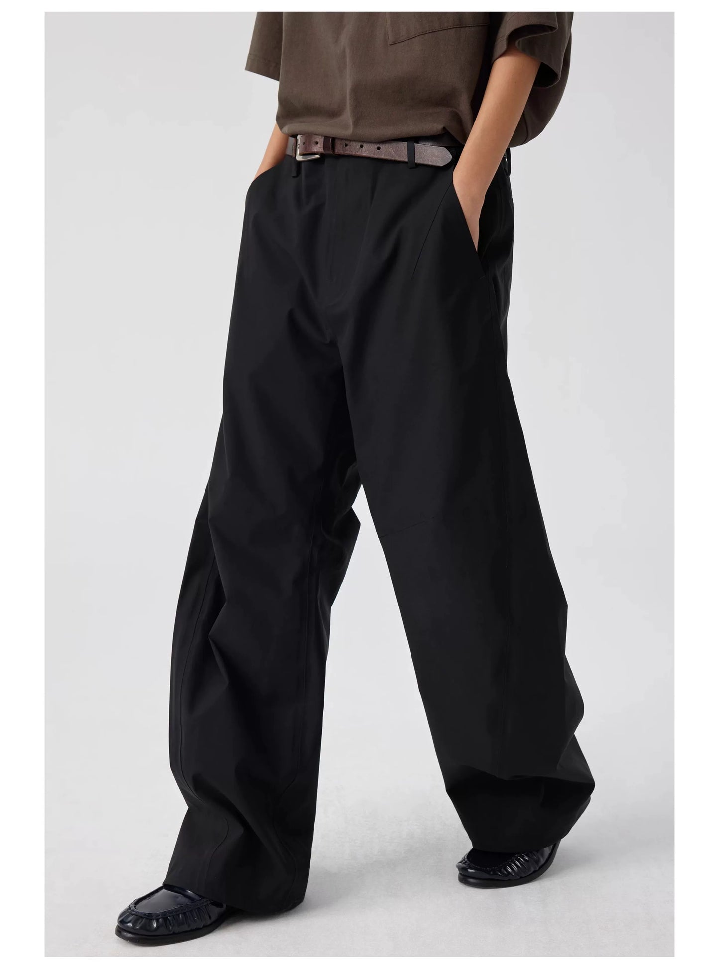 Laminated Curved Waterproof Trousers