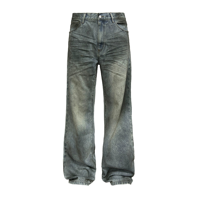 Heavy Oil Stained Jeans
