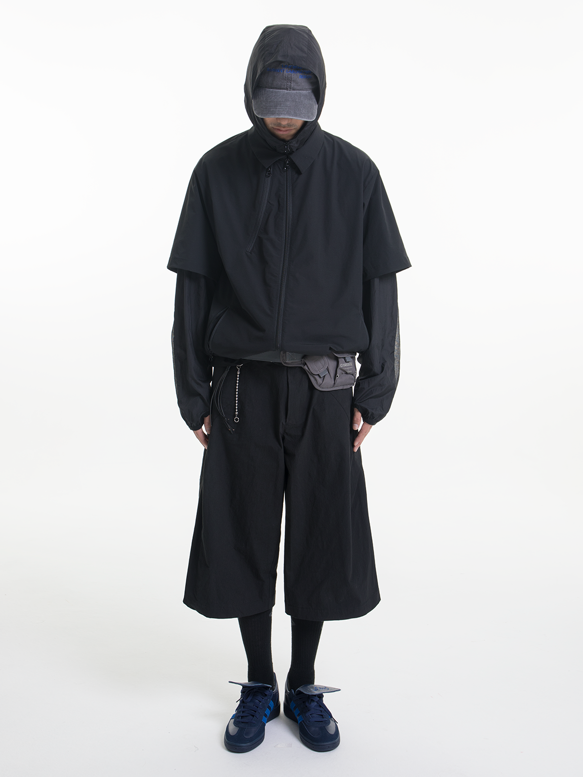 Quick Dry Zip Lapel shirt