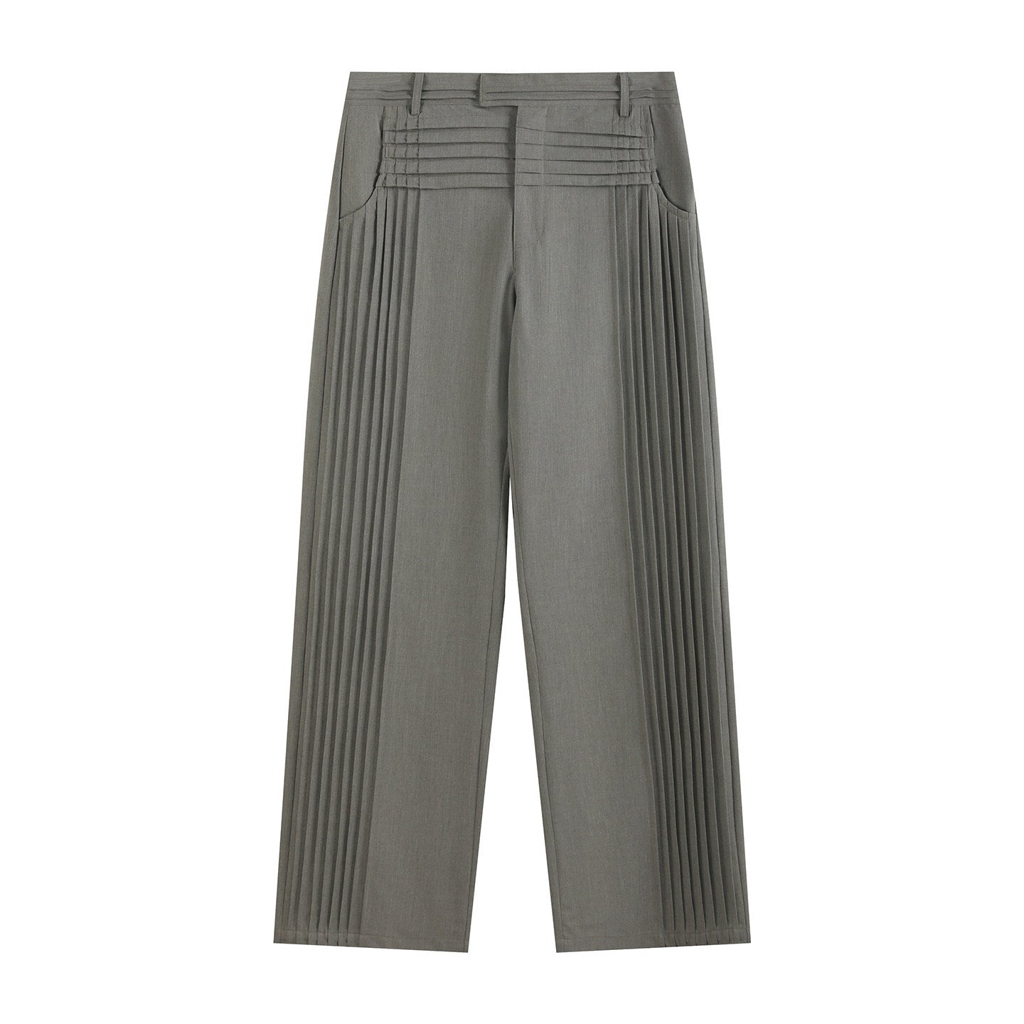 'Traccia' High-Waisted Trousers