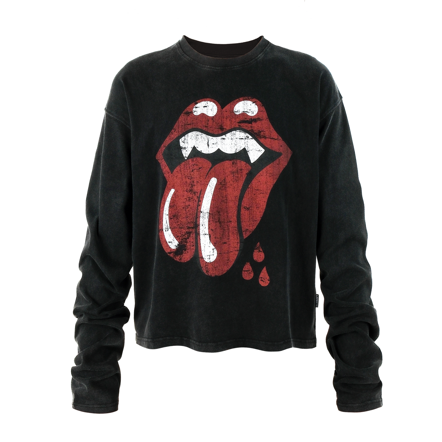 Tongue Spoof Distressed T-shirt
