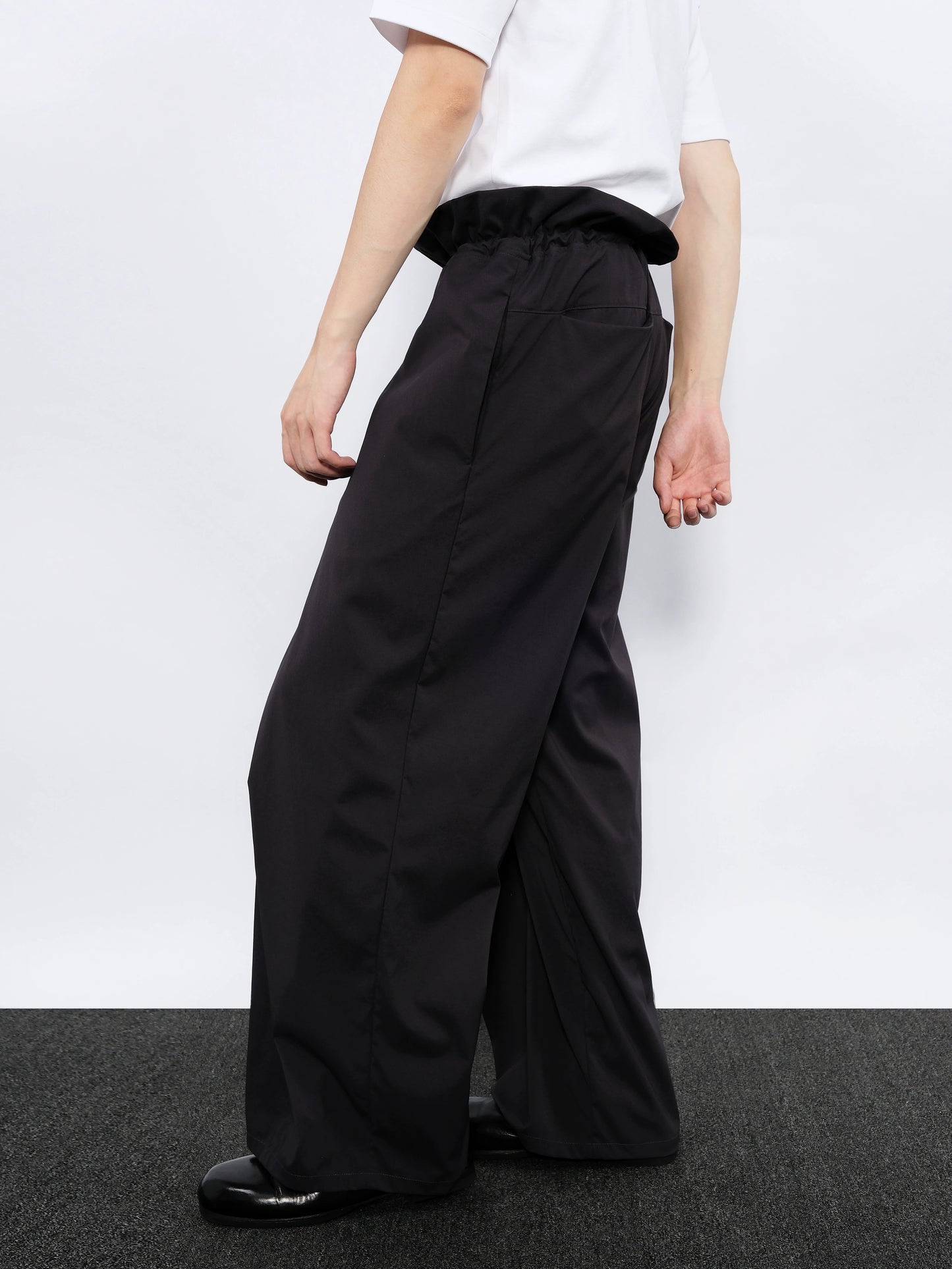 Layered Drawstring Trousers