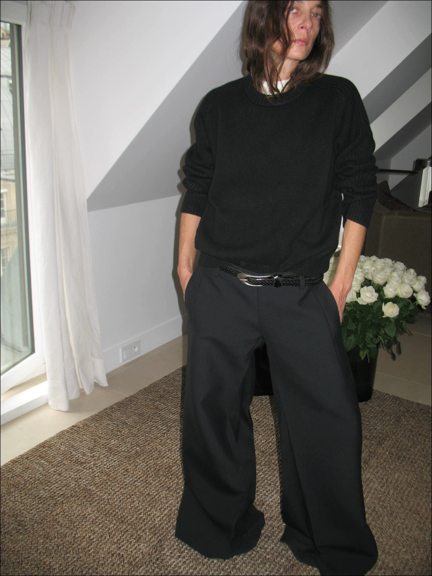 Fax Copy Express* Shaped Buckle Belt With Irregular Buckle