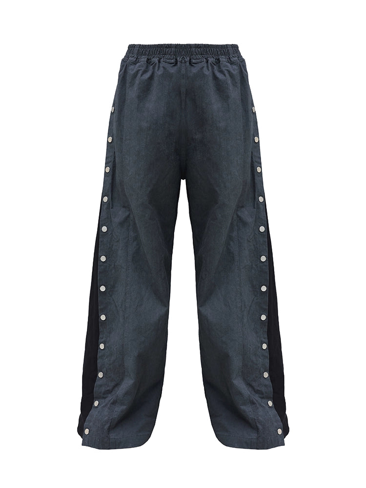 panelled opium wide-leg trousers