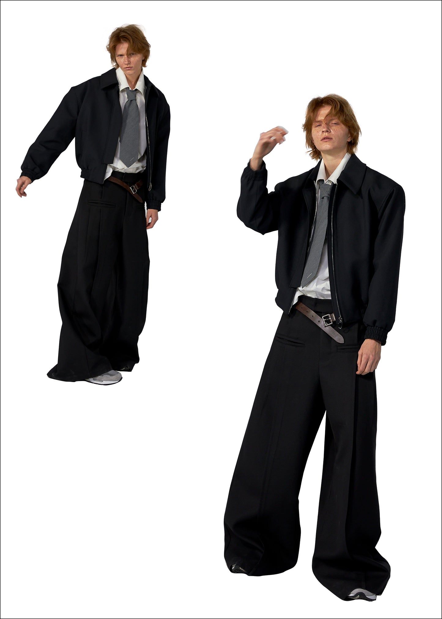 Front pocket Wide leg Trouser