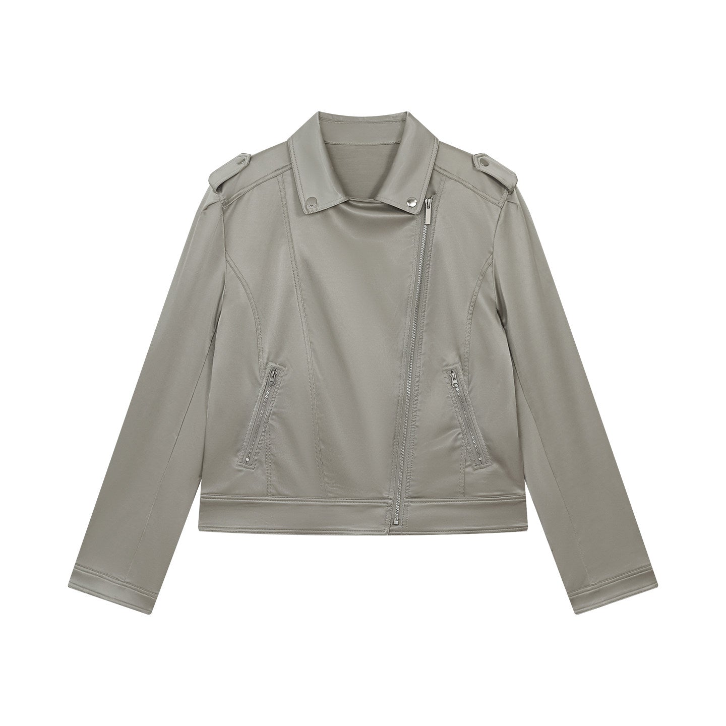 Glossy vintage cropped jacket