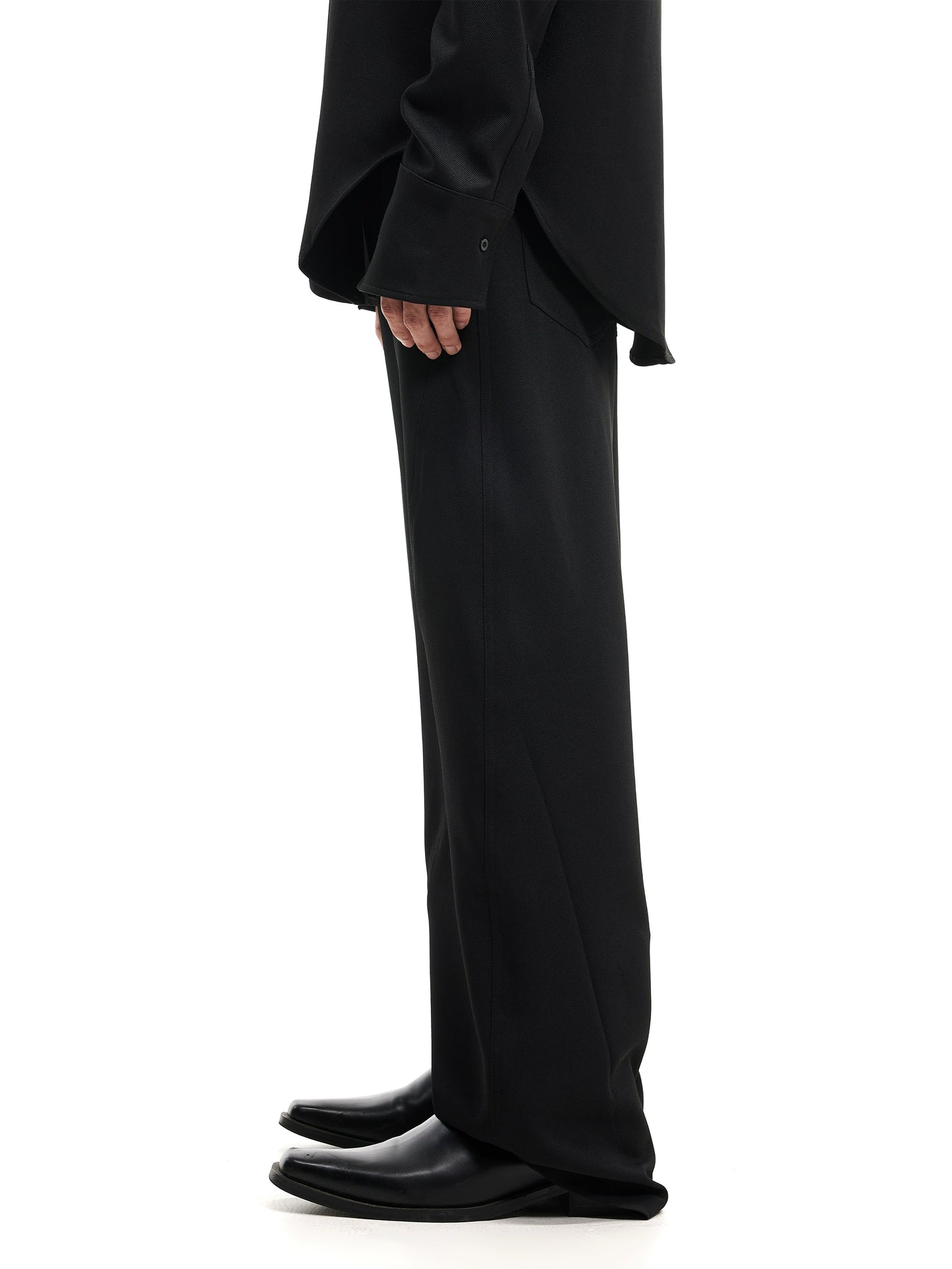 Anti-wrinkle Cropped Suit Pants