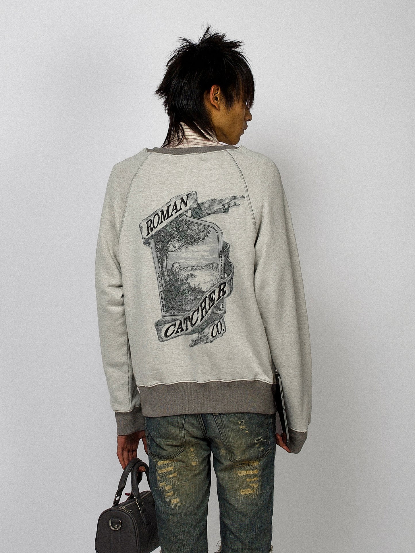 Roman Cather Youth Jobs grainy wash sweatshirt