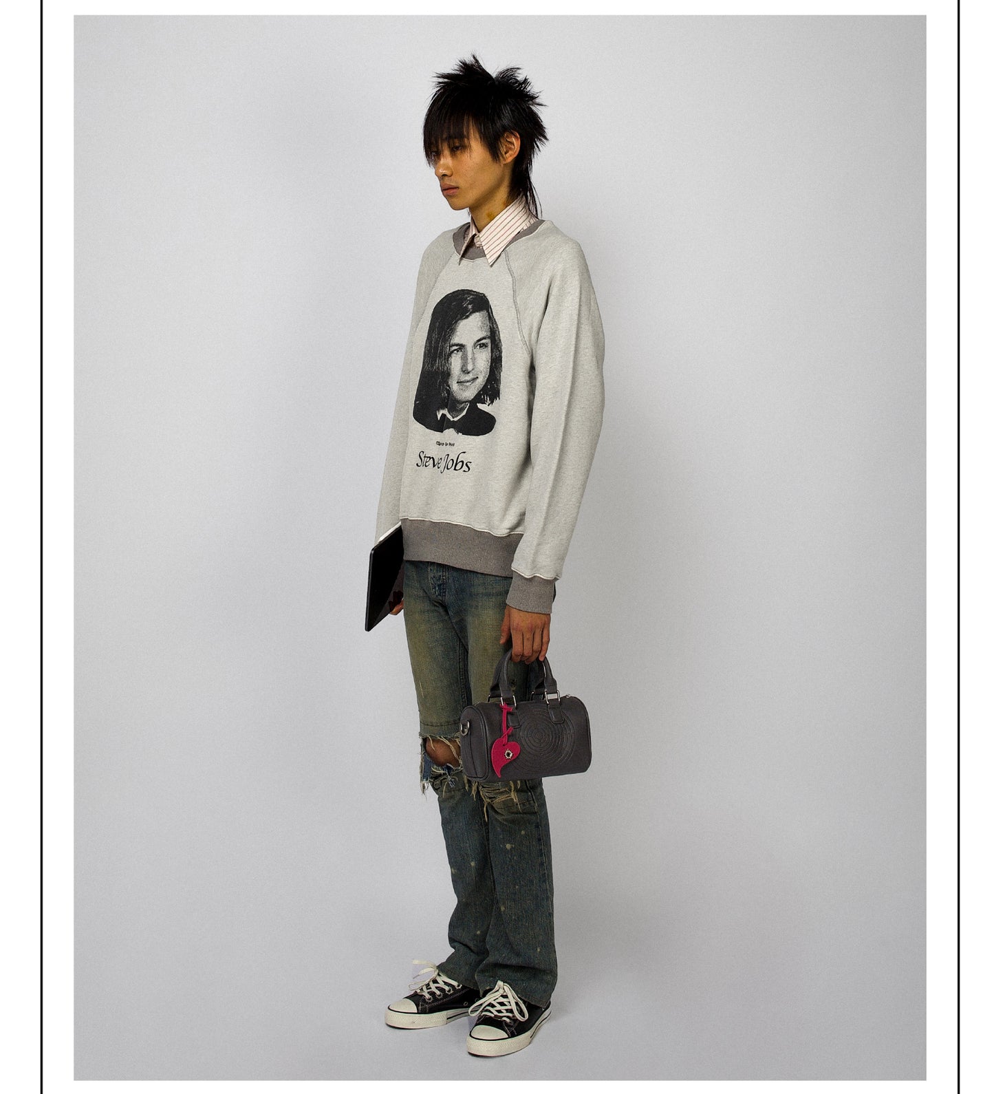 Roman Cather Youth Jobs grainy wash sweatshirt