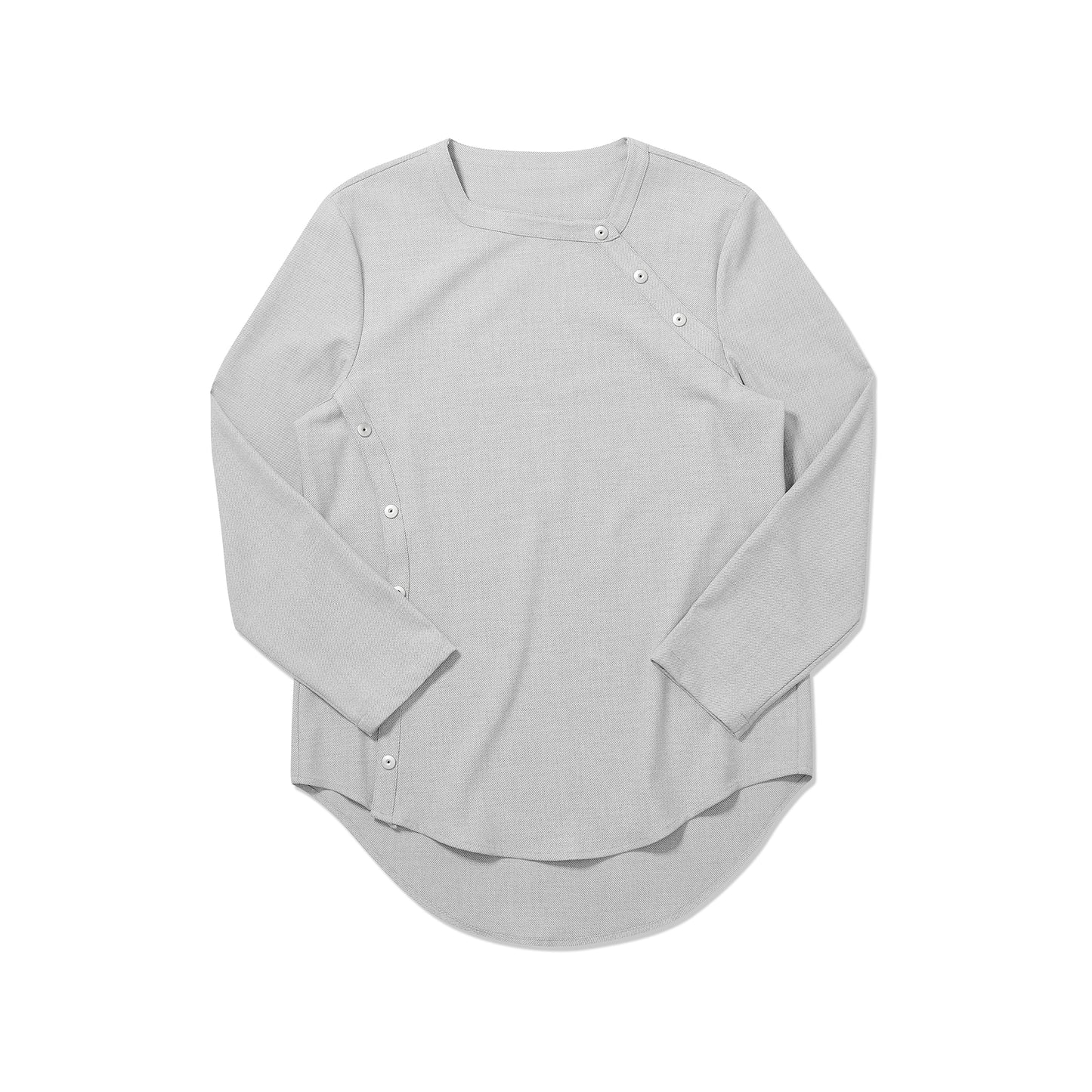 Pullover Diagonal Caftan Shirt