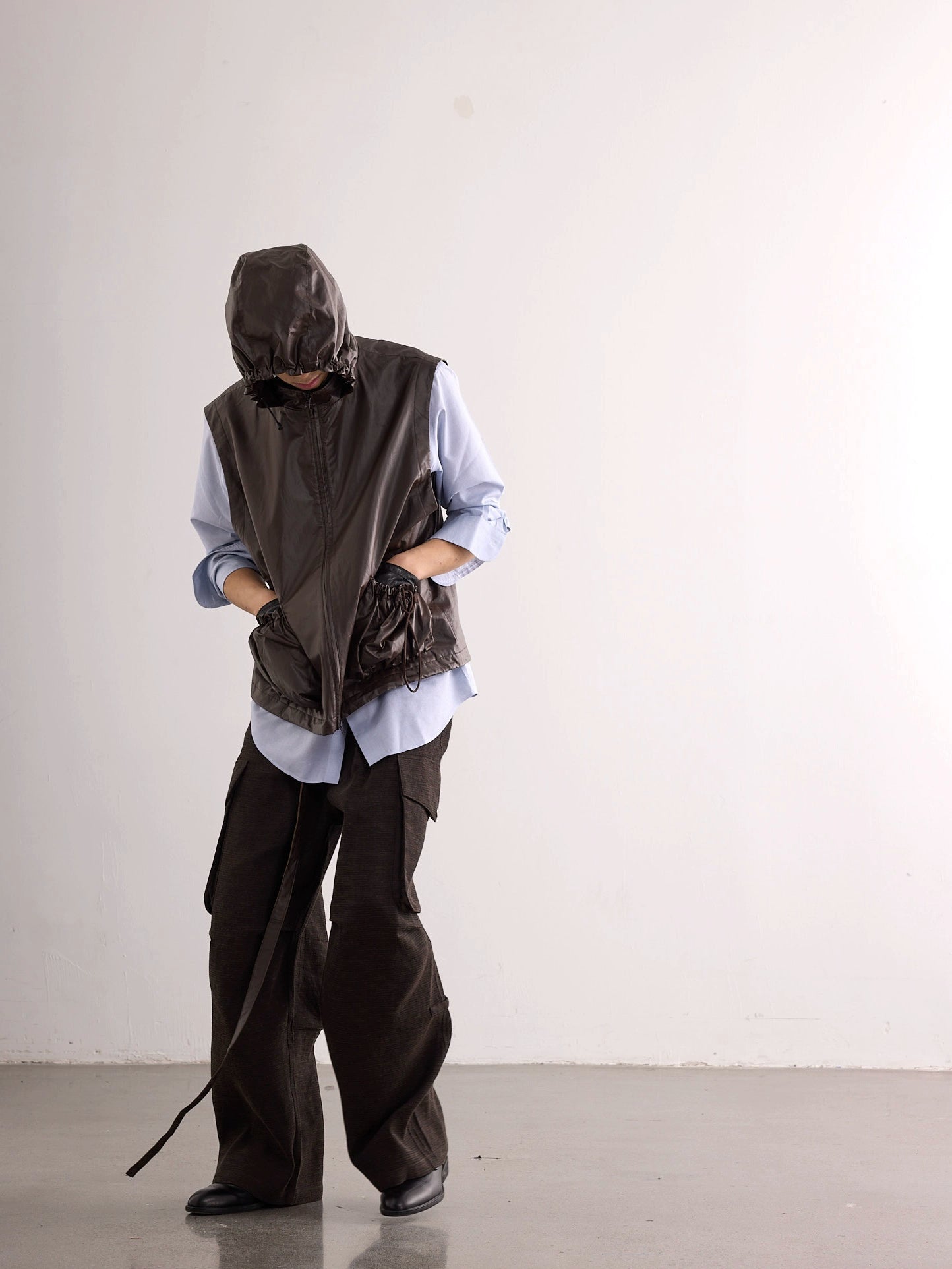 Linen Cargo Pants k11