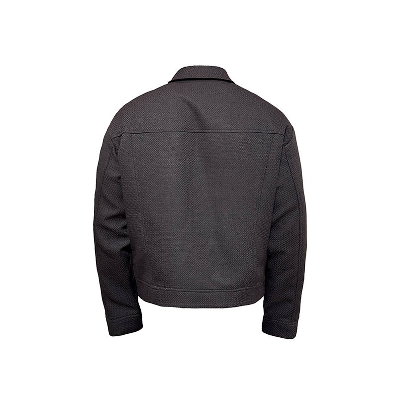 Jacquard Structural Short Jacket