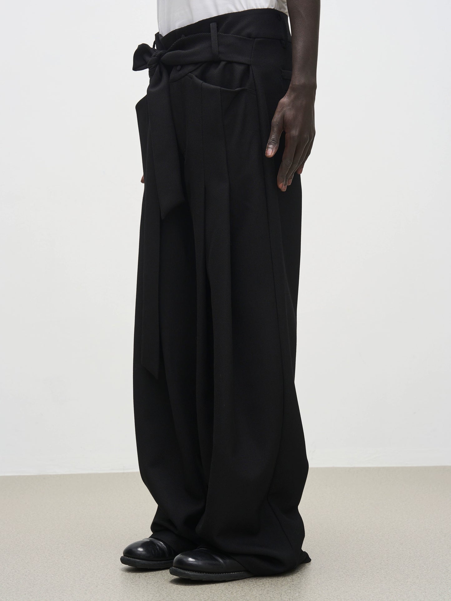 Wrapped Wide-leg Trouser