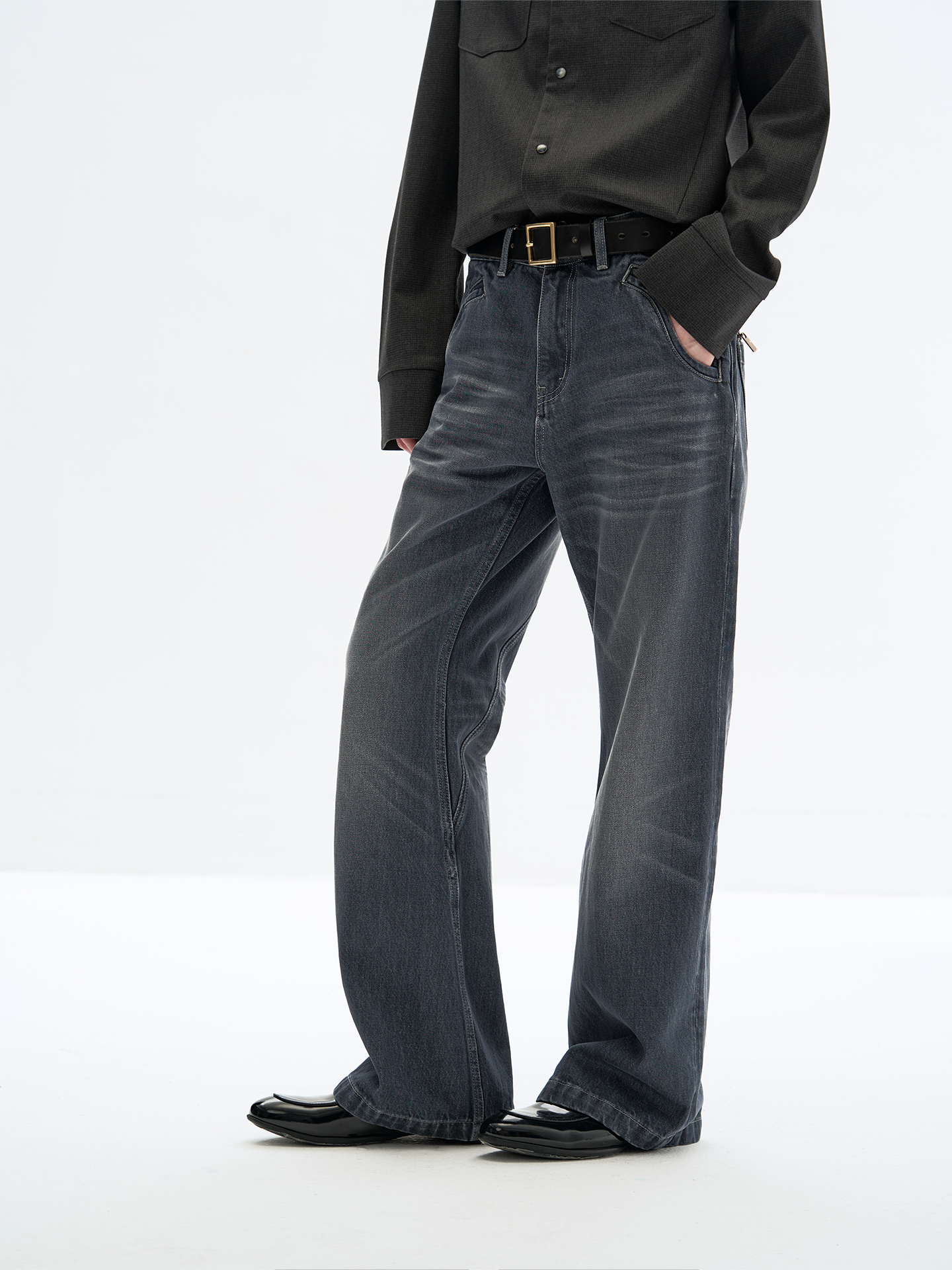 Cloud Wash Wave Pocket Jeans