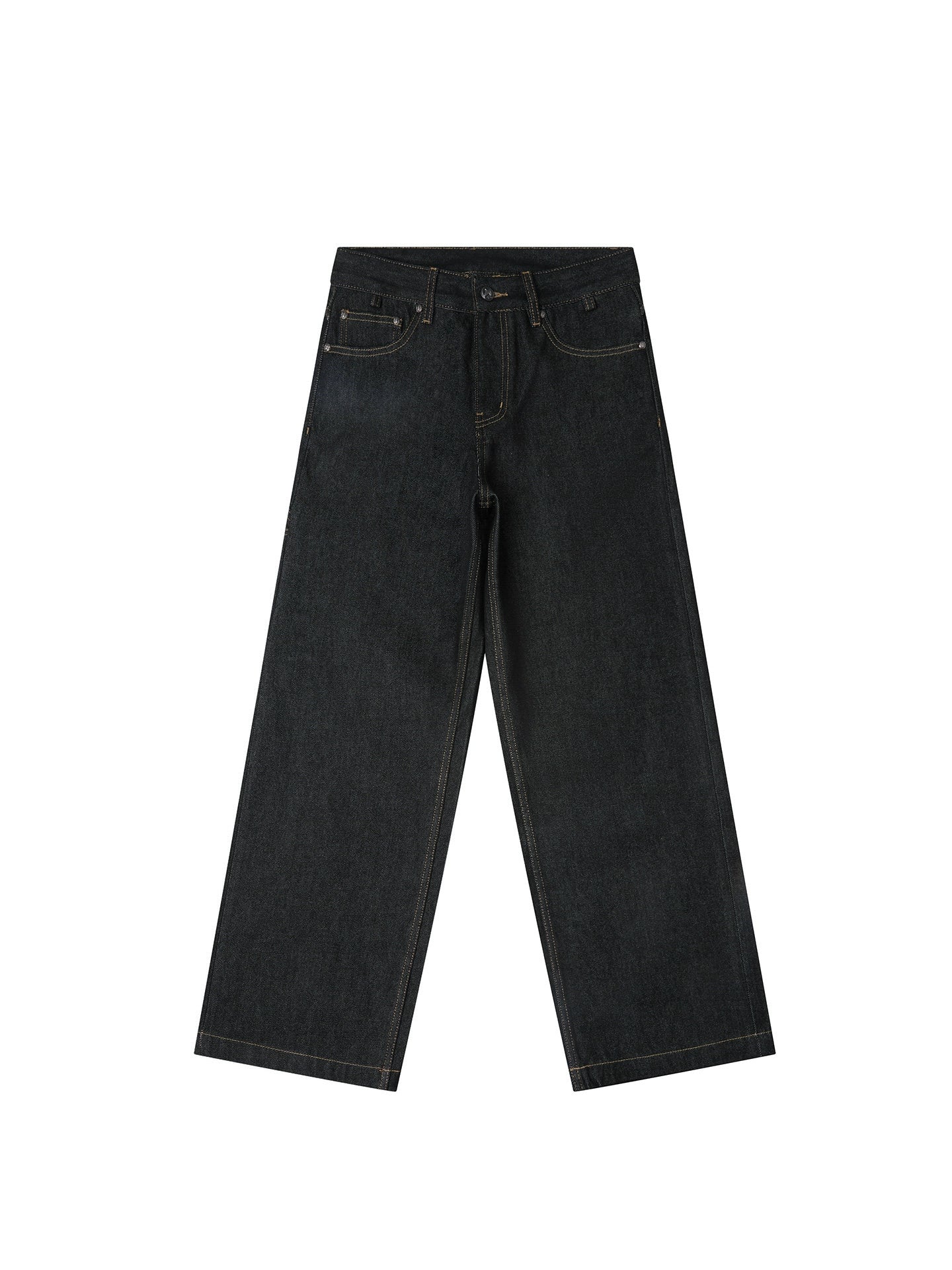 Straight Cow Fade-Resistant Jeans