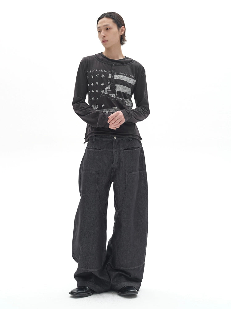 Raw Denim Pants