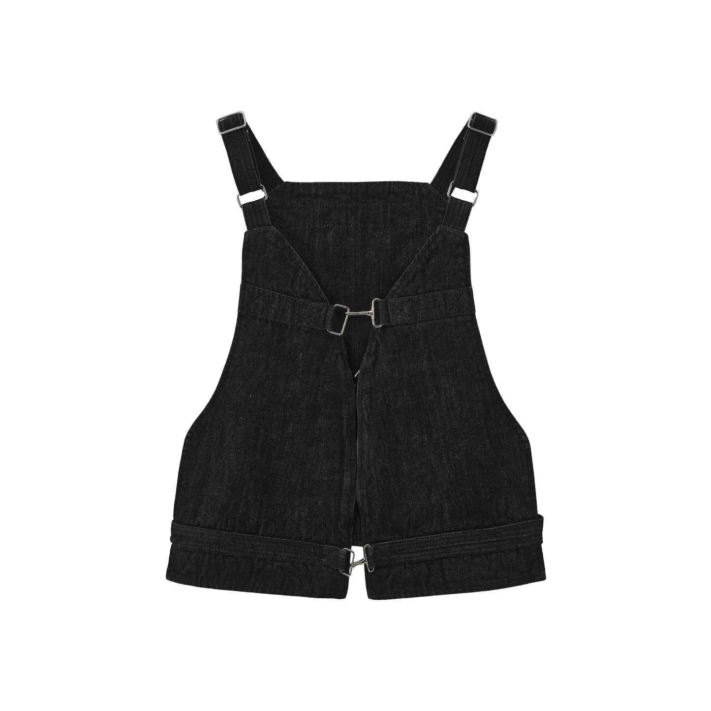 Black Red Ear Denim Vest