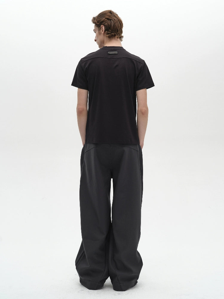 Solid Panel Banana Trouser