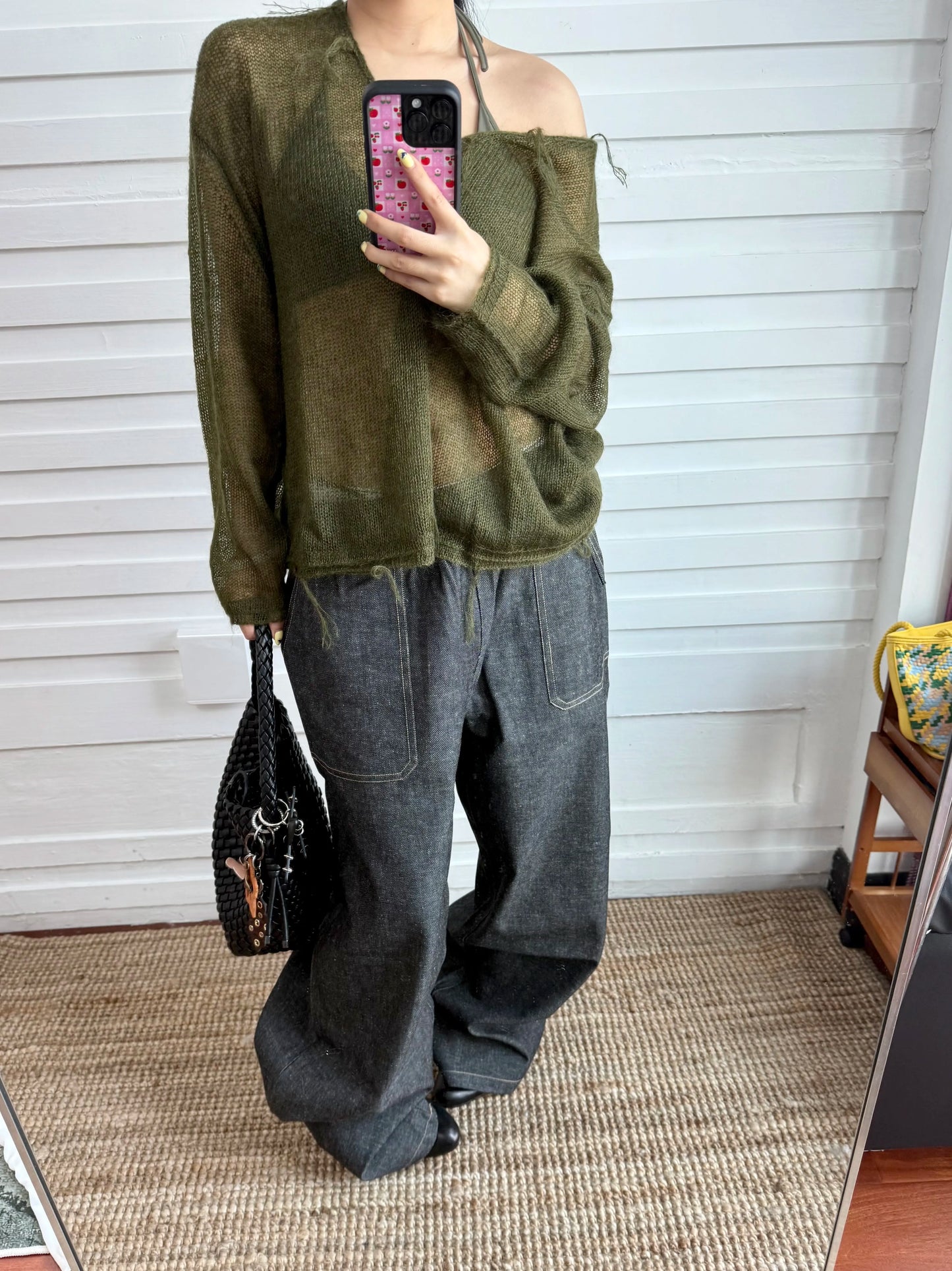 Linen Wide Leg Straight Trouser