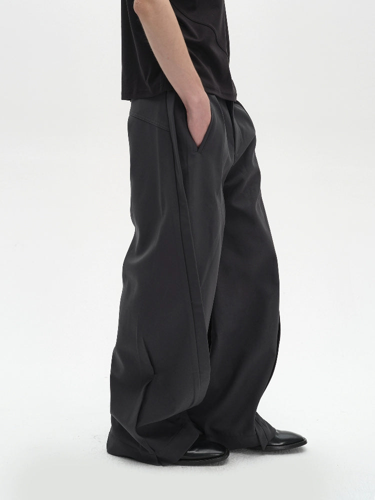 Solid Panel Banana Trouser
