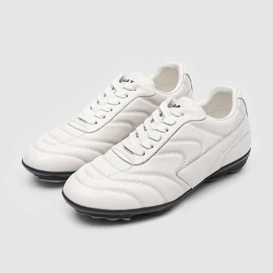 Soft Sheepskin Racing Lace-Up Shoes