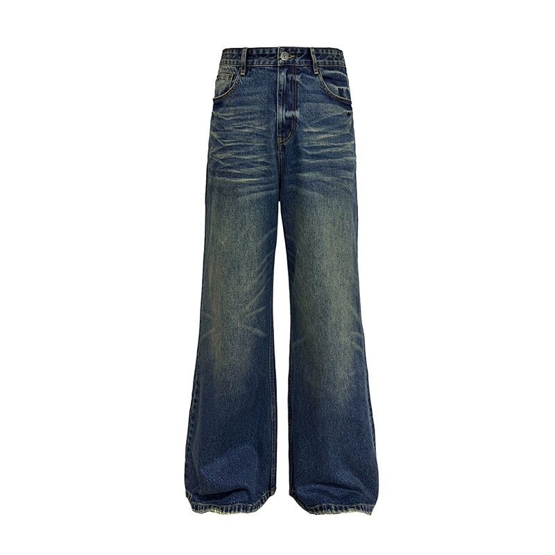 Messy Washed 14oz Jeans