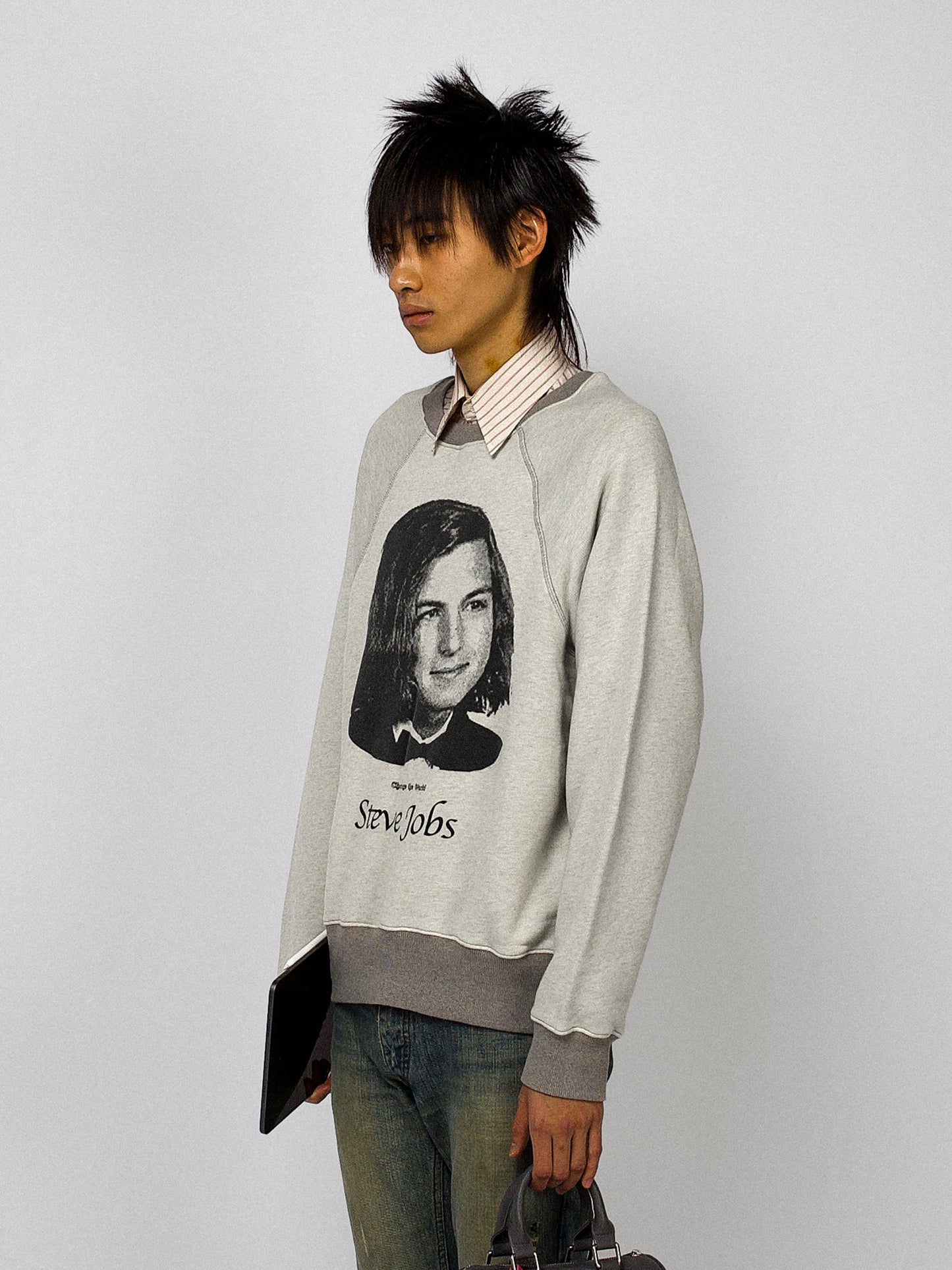 Roman Cather Youth Jobs grainy wash sweatshirt