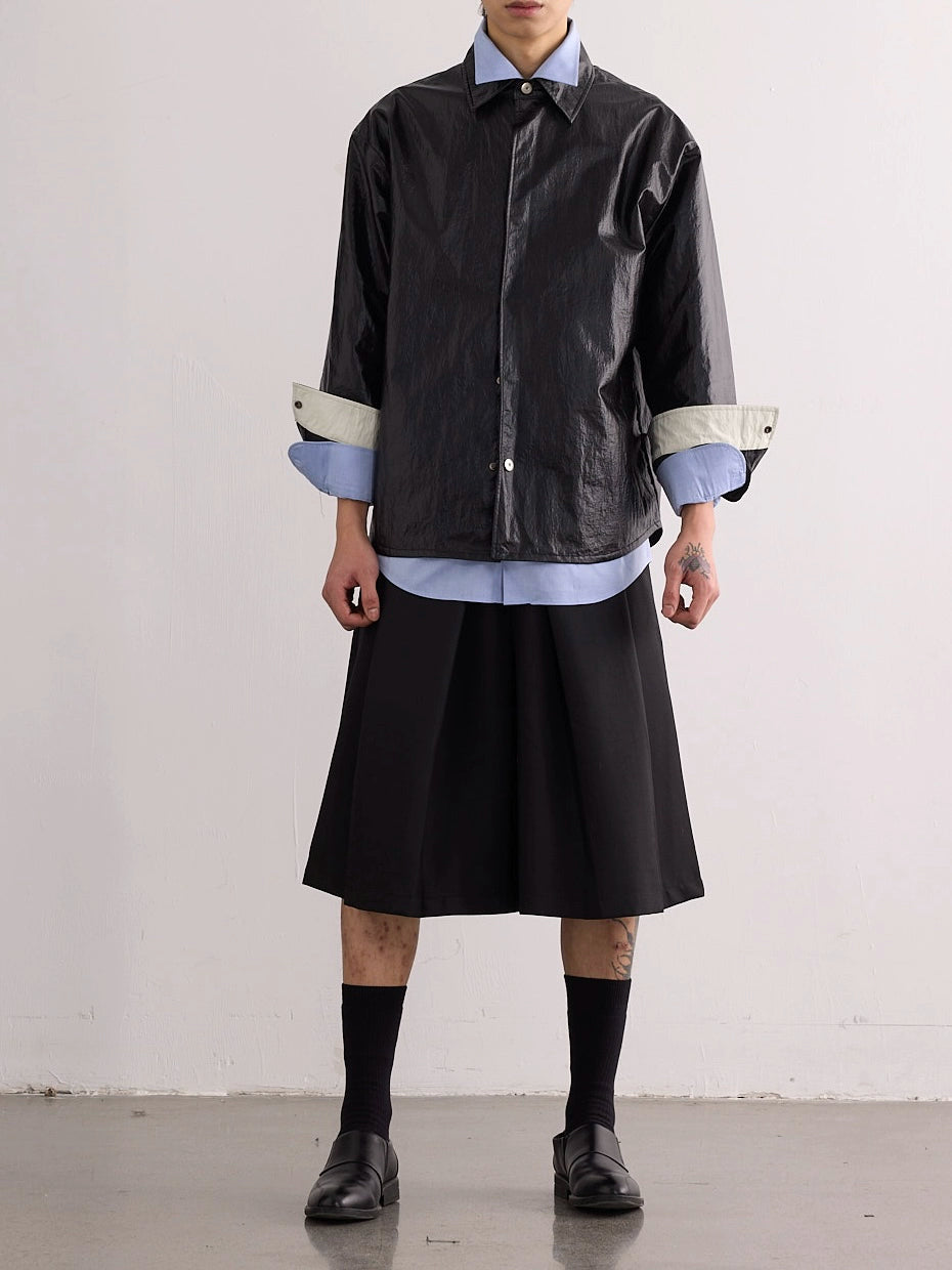 Waterproof Leather Cargo Shirt C03